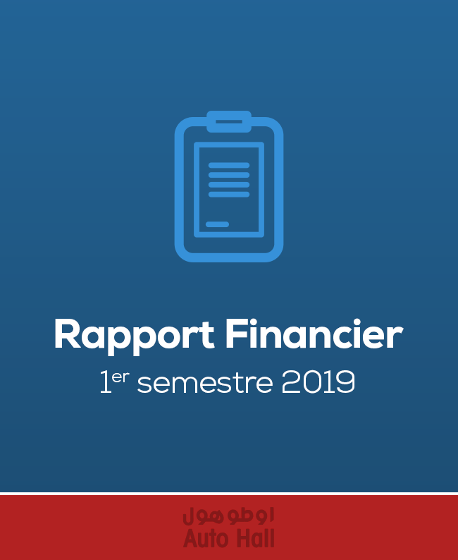 Rapport Financier 1er semestre 2019