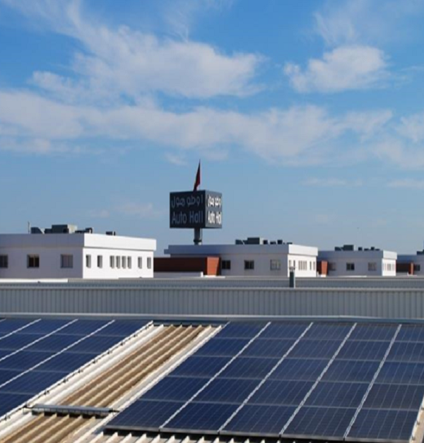 Auto Hall inaugure sa première centrale solaire au siège, le 07 mai 2018